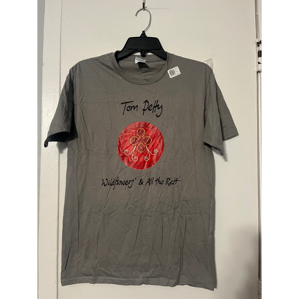Tom Petty Wildflowers & All the Rest Slate Gray Graphic T-Shirt Small